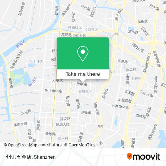 州讯五金店 map