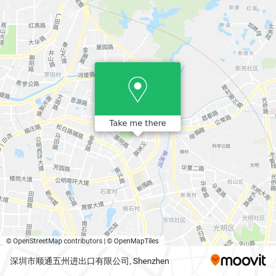 深圳市顺通五州进出口有限公司 map