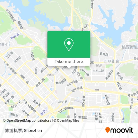 旅游机票 map