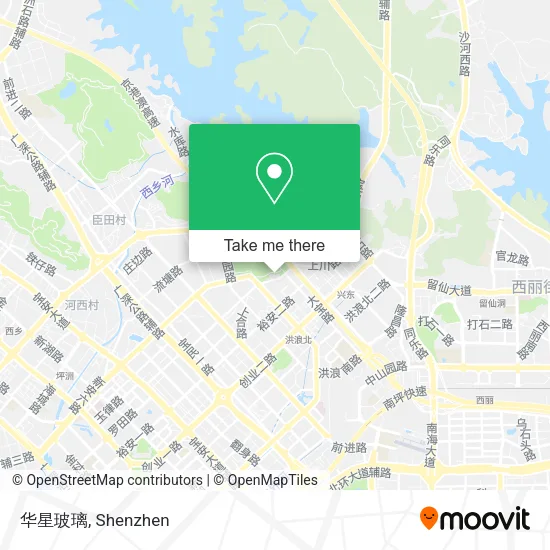华星玻璃 map