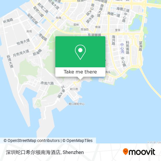 深圳蛇口希尔顿南海酒店 map