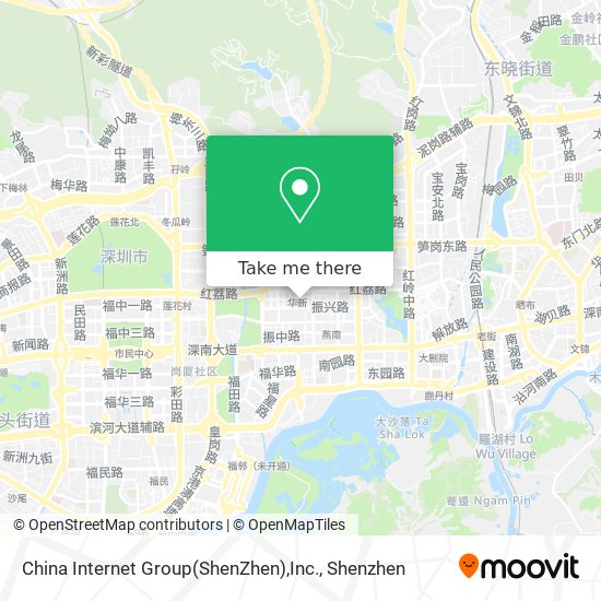 China Internet Group(ShenZhen),Inc. map