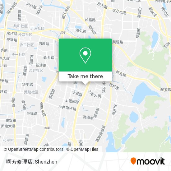 啊芳修理店 map