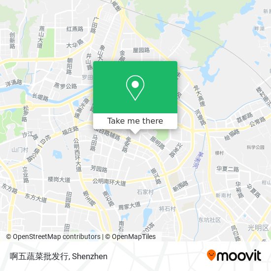 啊五蔬菜批发行 map