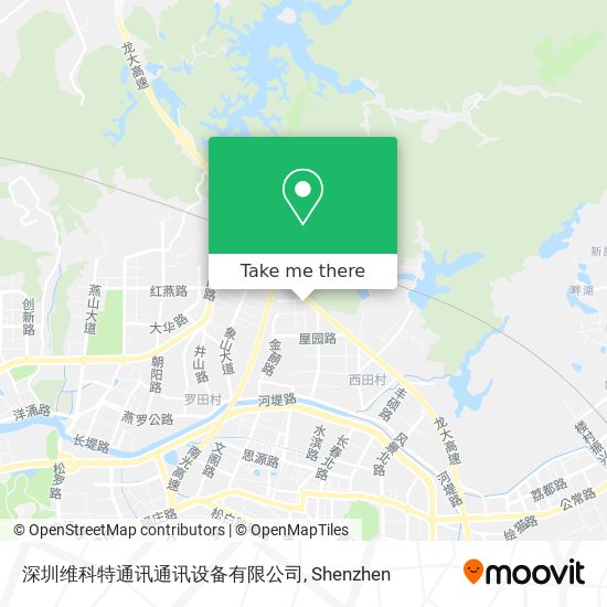 深圳维科特通讯通讯设备有限公司 map