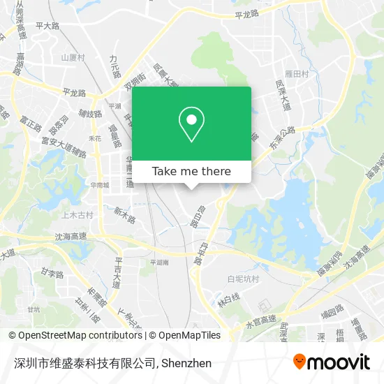 深圳市维盛泰科技有限公司 map