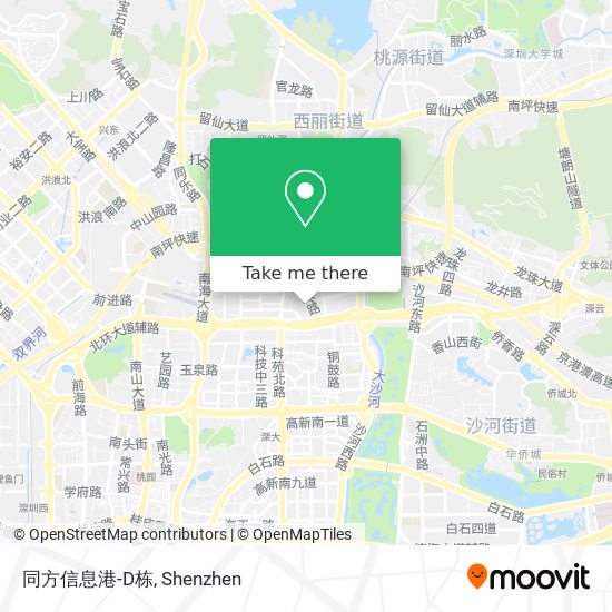 同方信息港-D栋 map