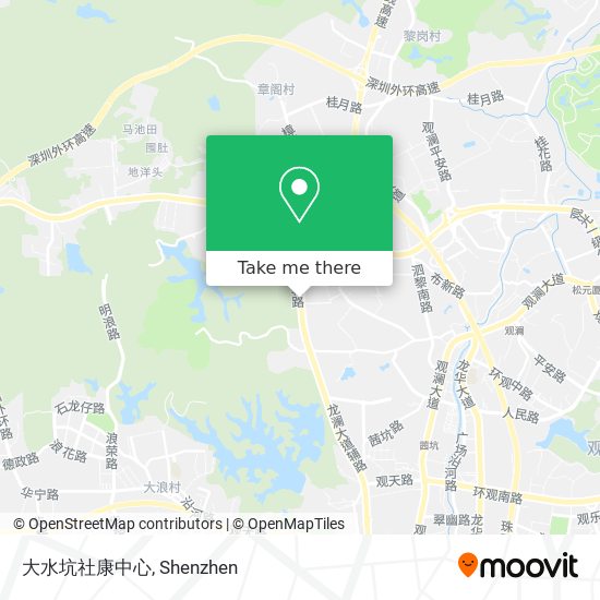 大水坑社康中心 map