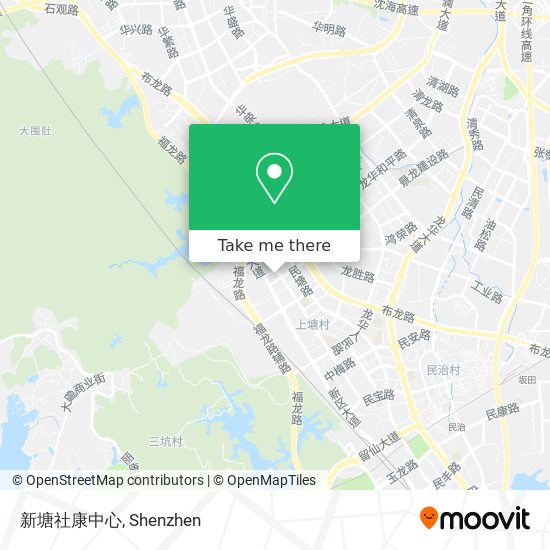 新塘社康中心 map