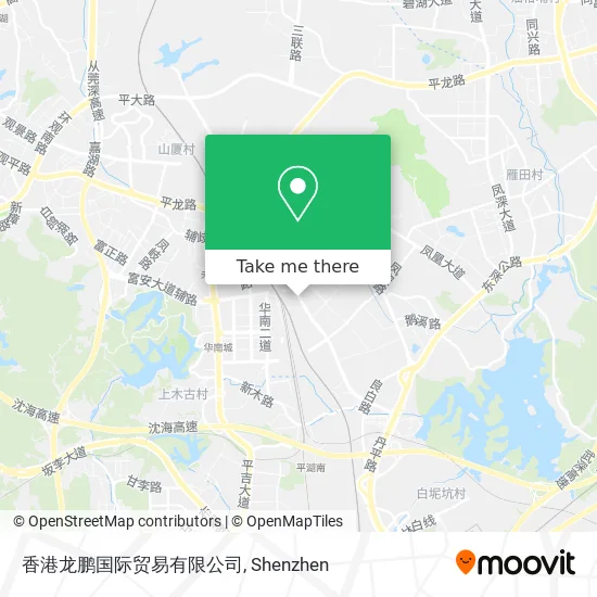 香港龙鹏国际贸易有限公司 map