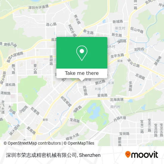 深圳市荣志成精密机械有限公司 map