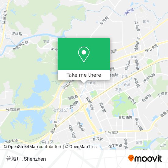 普城厂 map