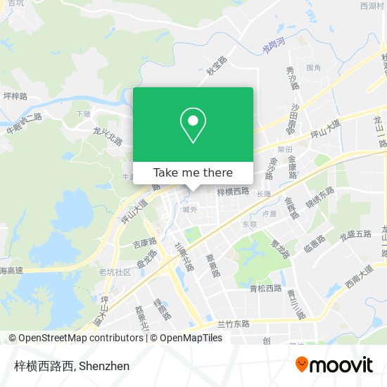 梓横西路西 map