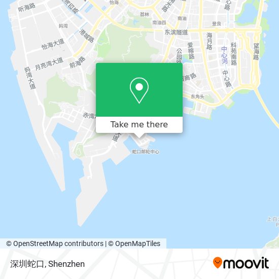 深圳蛇口 map