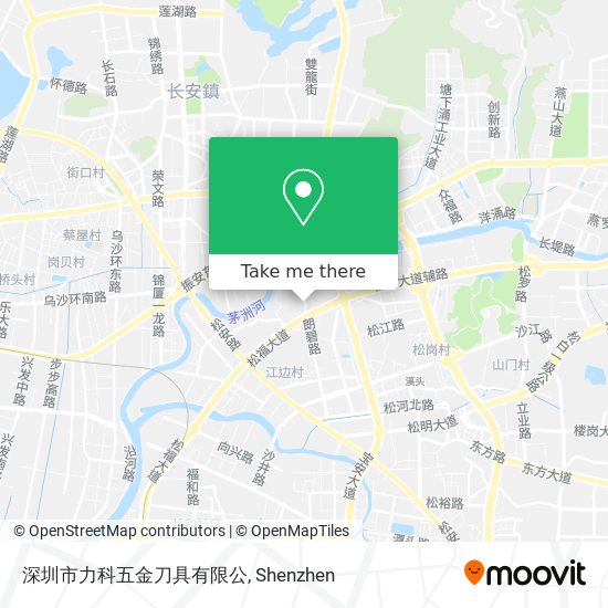 深圳市力科五金刀具有限公 map