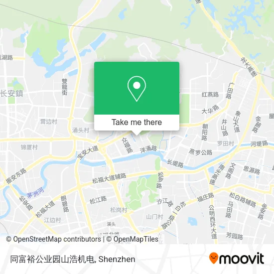 同富裕公业园山浩机电 map