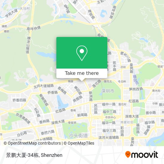 景鹏大厦-34栋 map