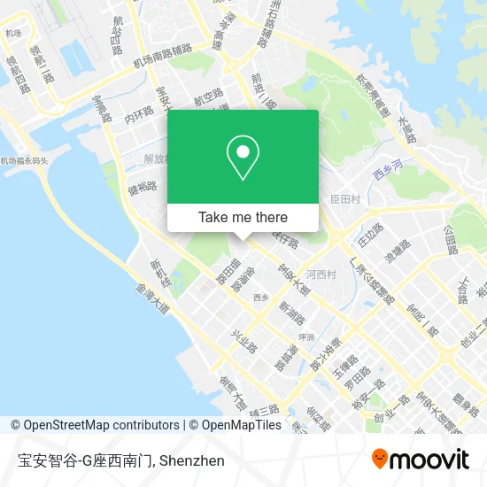 宝安智谷-G座西南门 map