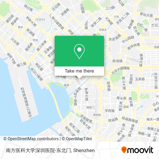 南方医科大学深圳医院-东北门 map