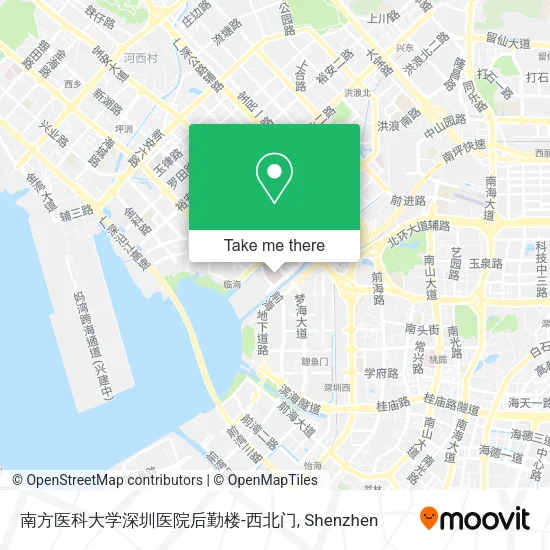 南方医科大学深圳医院后勤楼-西北门 map