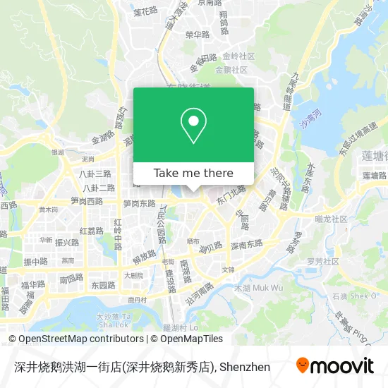 深井烧鹅洪湖一街店(深井烧鹅新秀店) map
