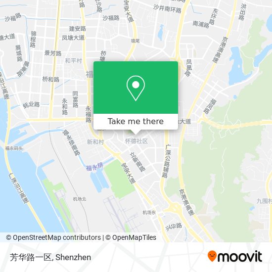 芳华路一区 map