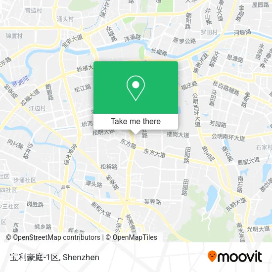 宝利豪庭-1区 map