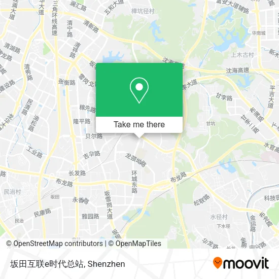 坂田互联e时代总站 map
