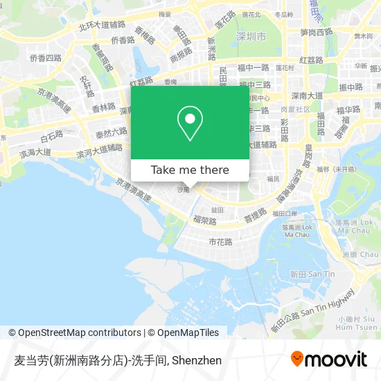 麦当劳(新洲南路分店)-洗手间 map