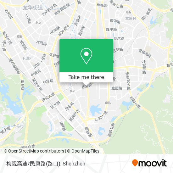梅观高速/民康路(路口) map