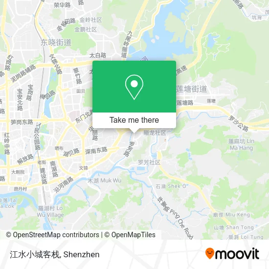江水小城客栈 map