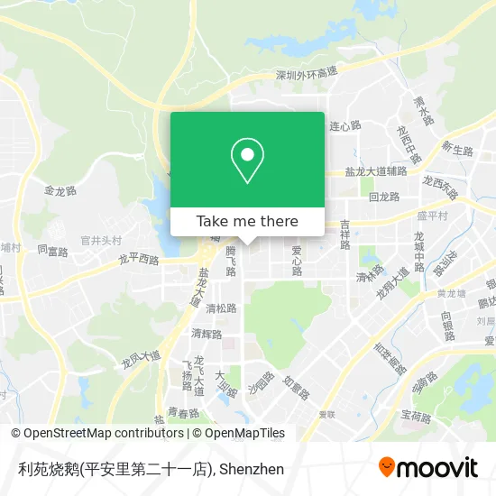 利苑烧鹅(平安里第二十一店) map