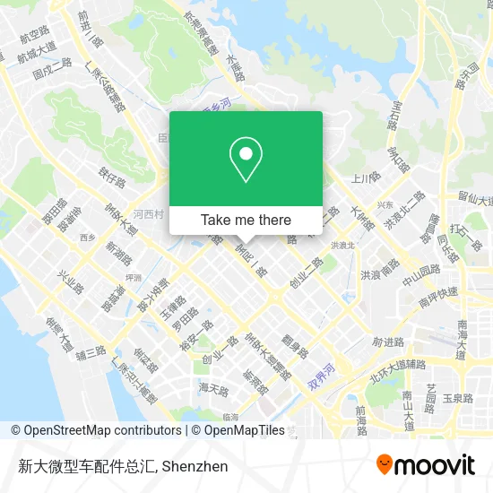 新大微型车配件总汇 map