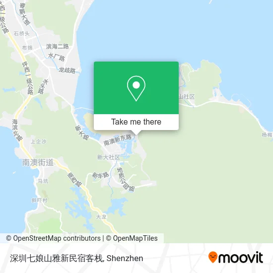 深圳七娘山雅新民宿客栈 map