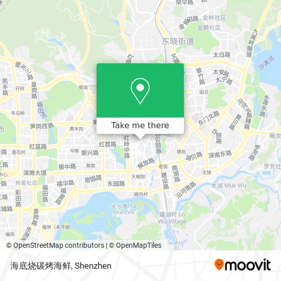 海底烧碳烤海鲜 map