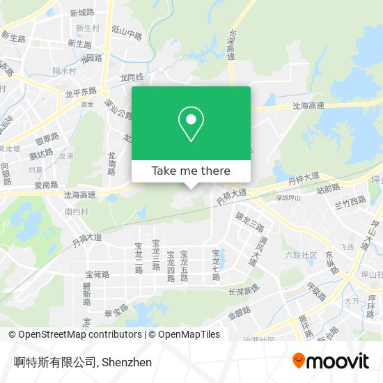 啊特斯有限公司 map