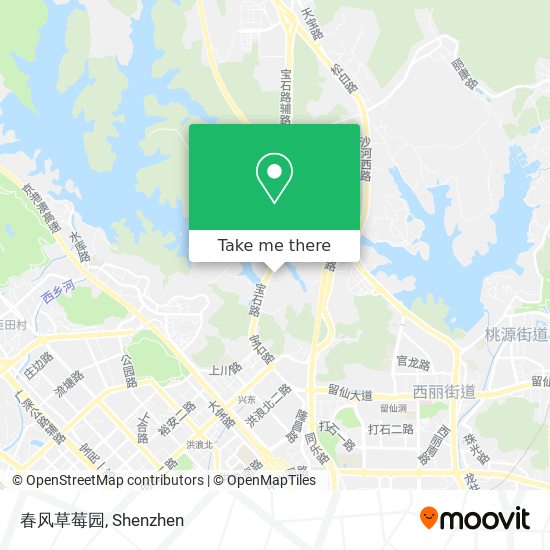 春风草莓园 map