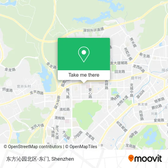 东方沁园北区-东门 map