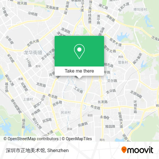 深圳市正地美术馆 map
