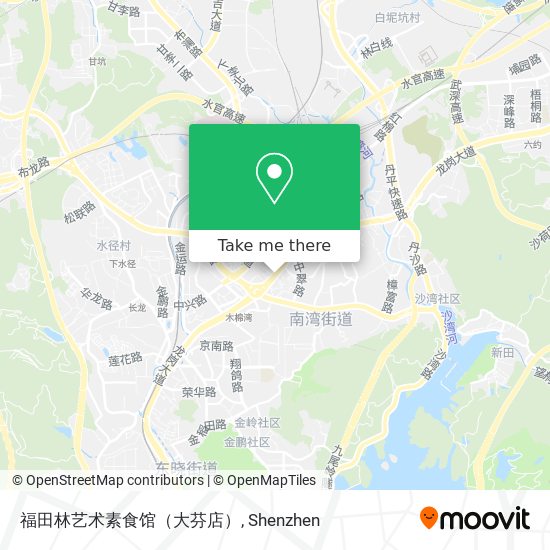 福田林艺术素食馆（大芬店） map