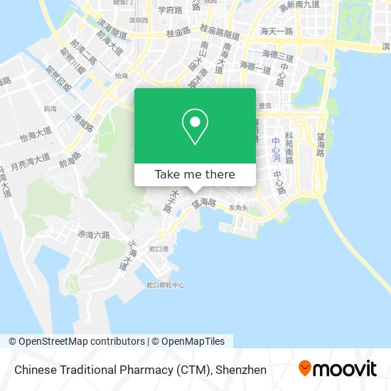 Chinese Traditional Pharmacy (CTM) map