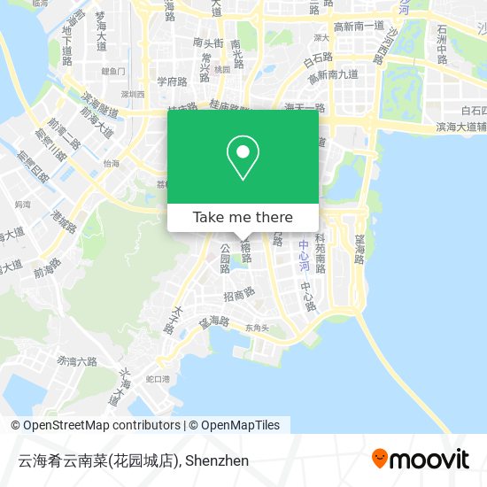 云海肴云南菜(花园城店) map
