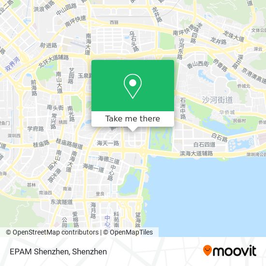 EPAM Shenzhen map