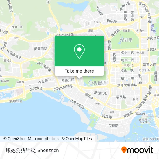 顺德公猪肚鸡 map
