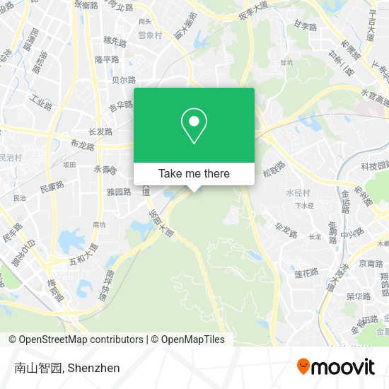 南山智园 map
