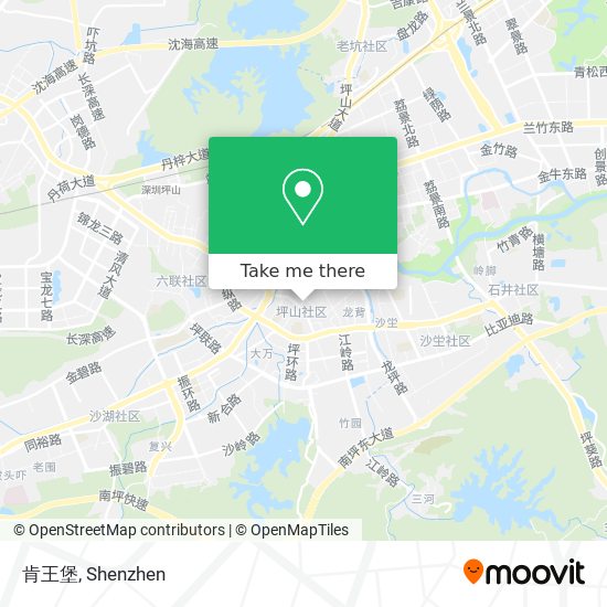 肯王堡 map