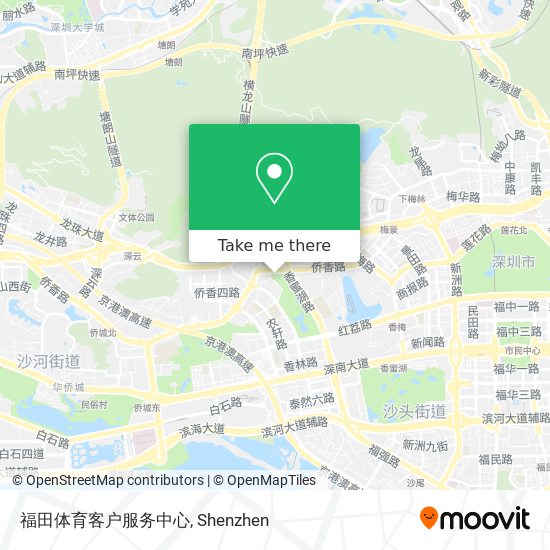 福田体育客户服务中心 map