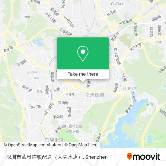 深圳市蒙恩连锁配送（大芬水店） map