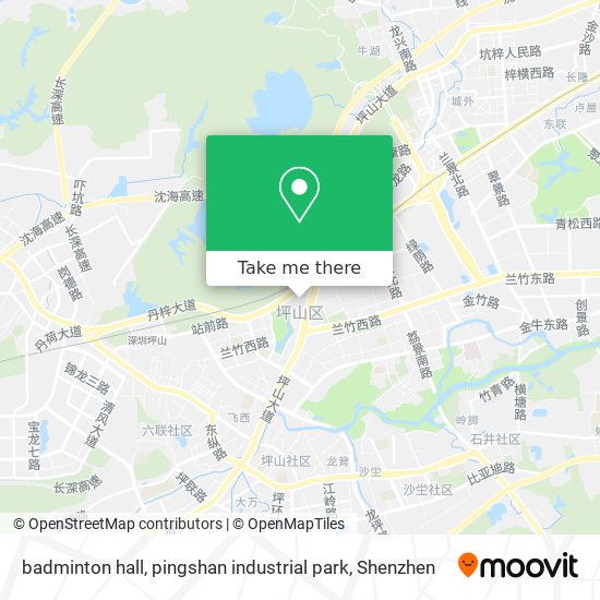 badminton hall, pingshan industrial park map