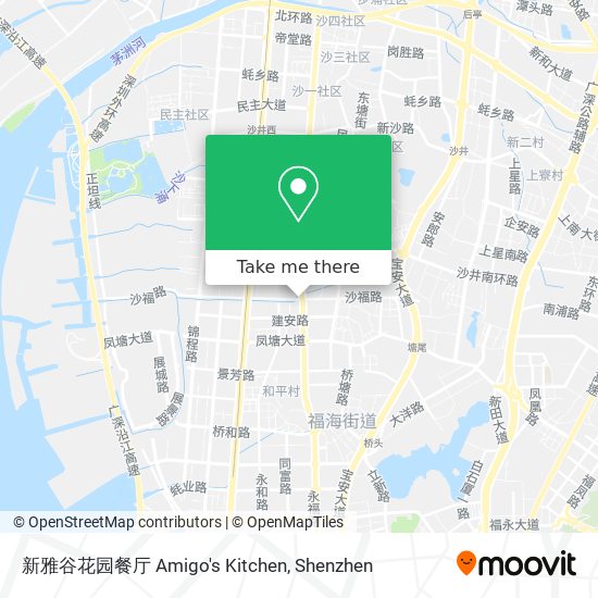 新雅谷花园餐厅 Amigo's Kitchen map